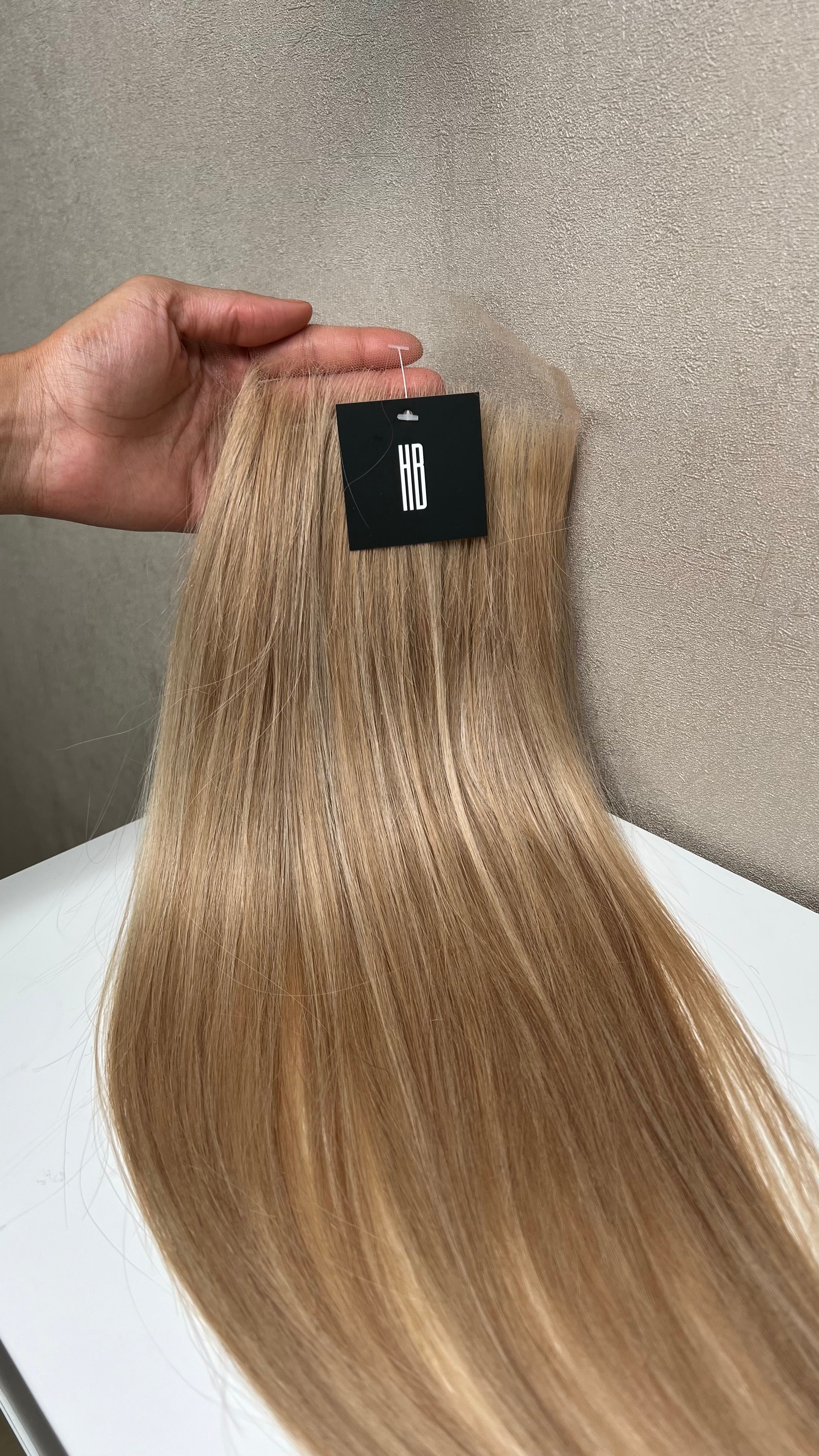 Closure Caramel Blond & Moka Glacé - Raw Hair