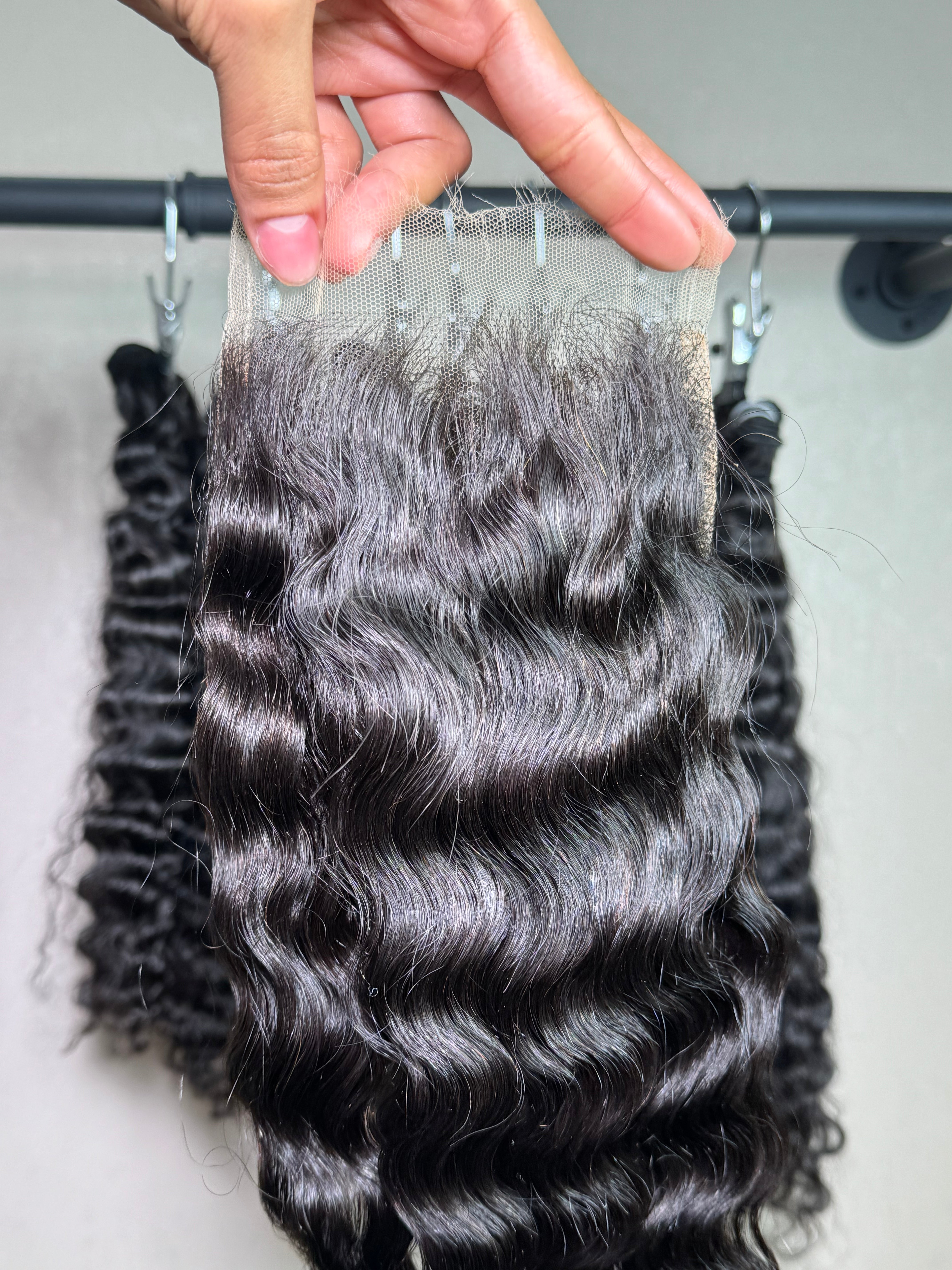 Lace & Closure HD Burmese Curly- Virgin Hair