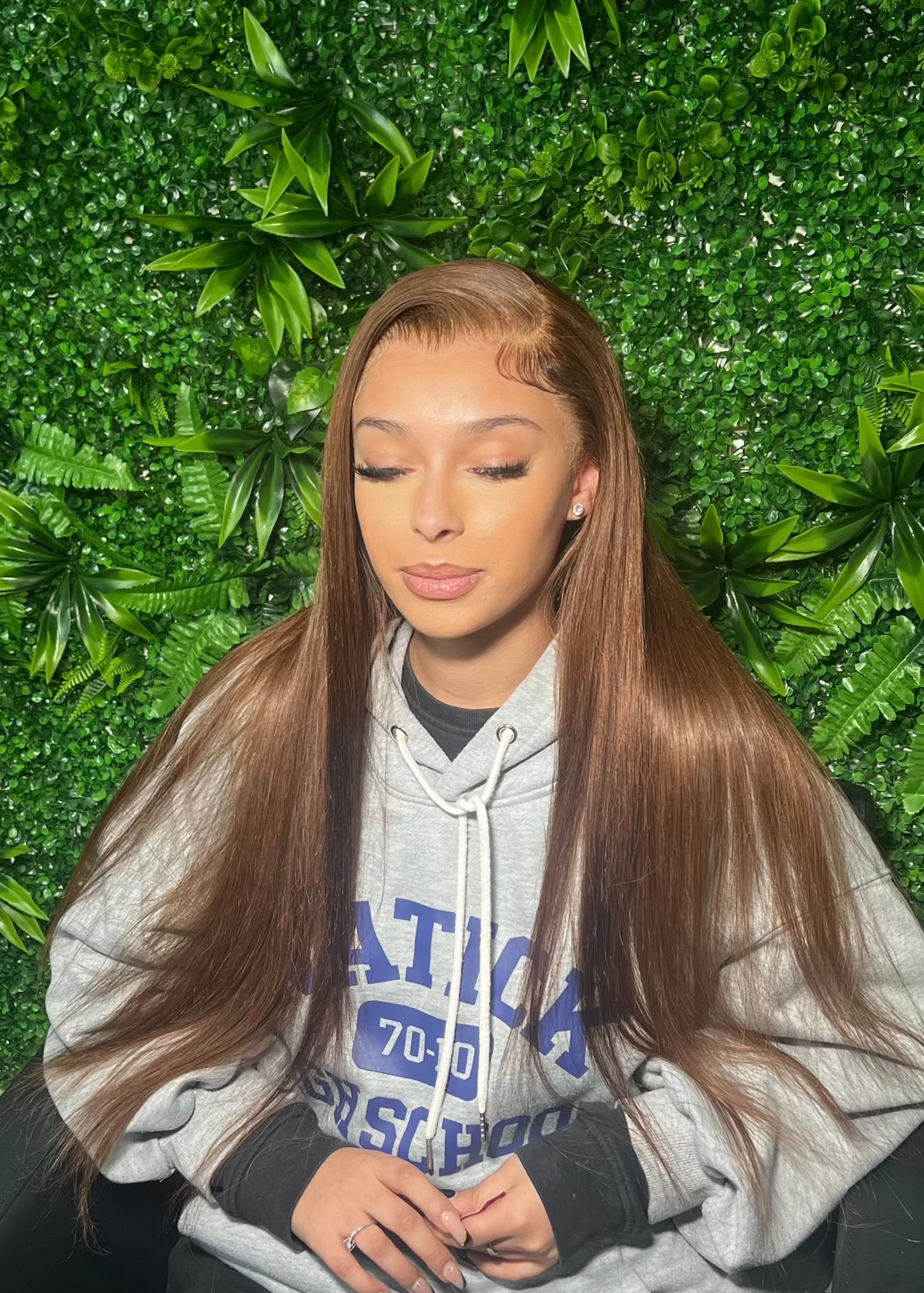 Perruque Marron lisse - Classic Hair