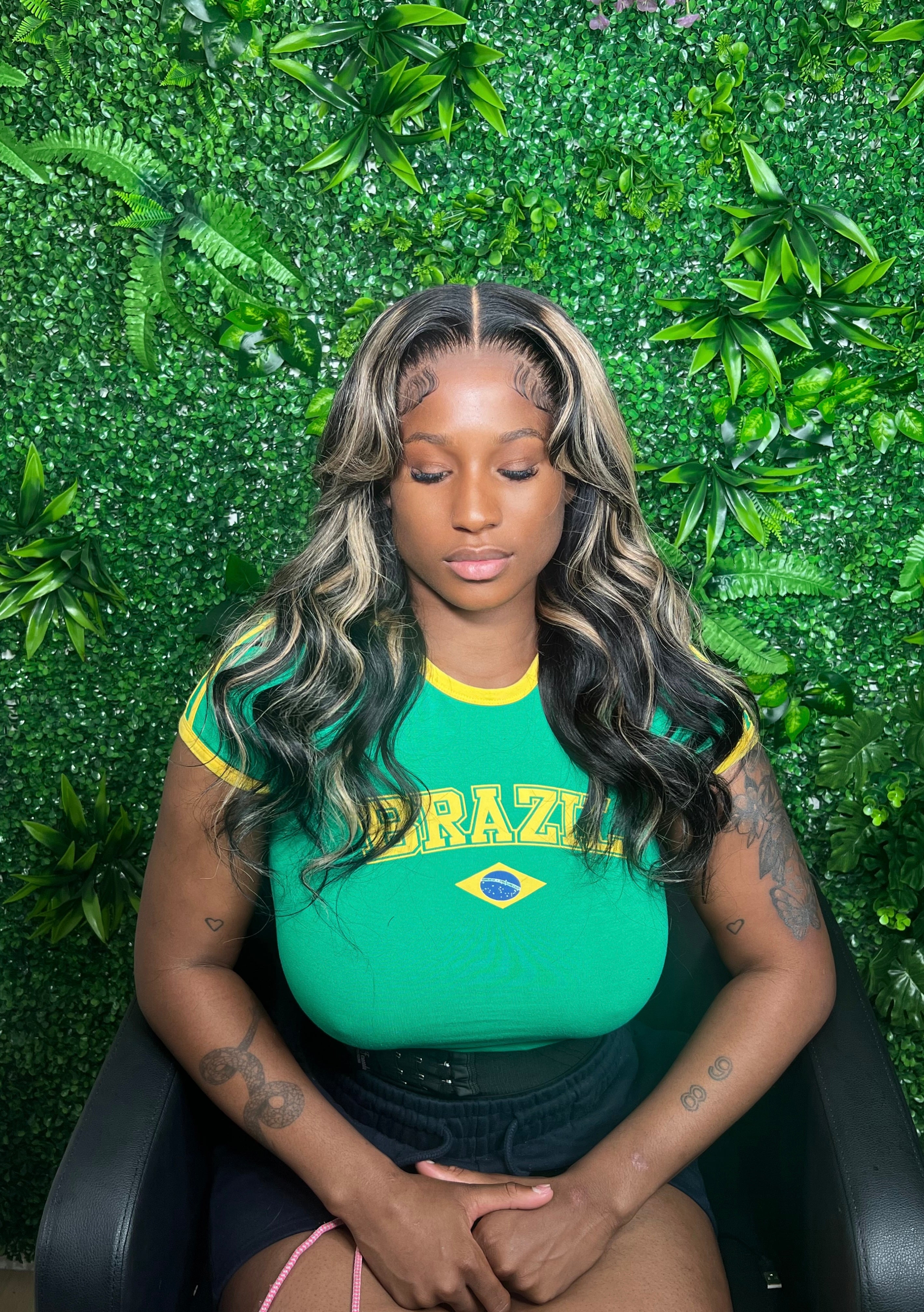 Perruque Noire et Blonde - Classic Hair